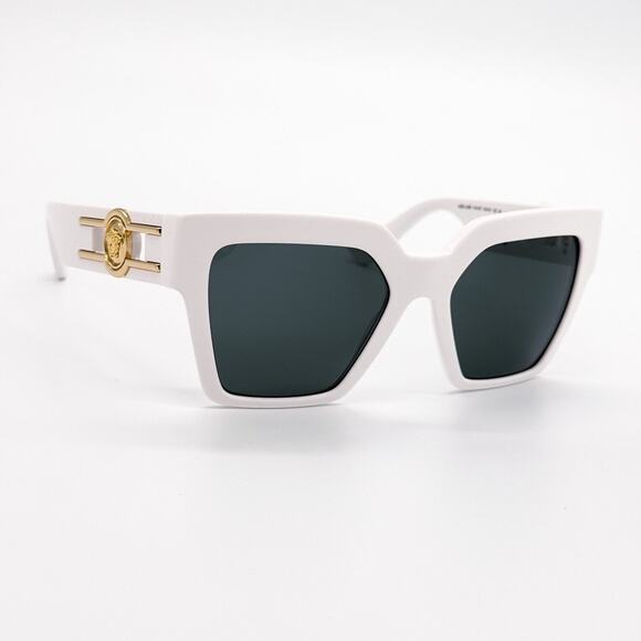 1010. Versace Medusa Deco Butterfly White Sunglasses main image 10
